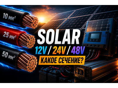 Какой провод нужен для солнечных панелей